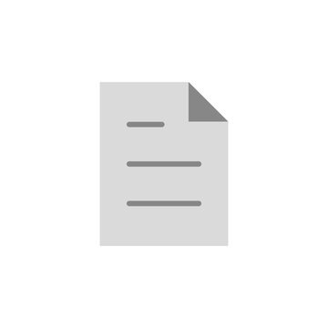 File icon in flat colorful symbol for document storage