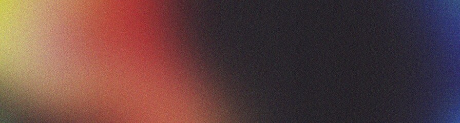 Fototapeta premium Abstract grainy gradient background with warm yellow and red light flares creating a soft texture.