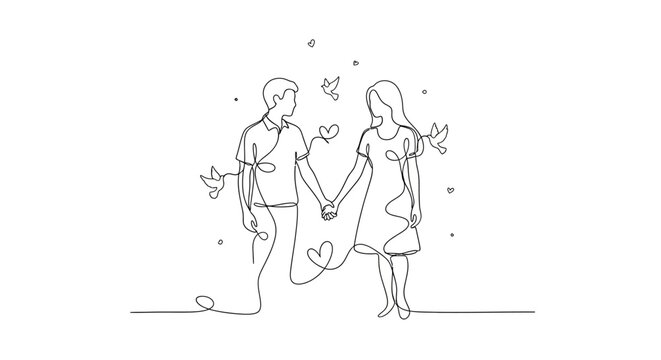 Man proposing to a woman romantically.