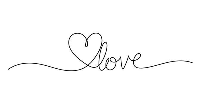 Heart Shaped Love Symbol Design.