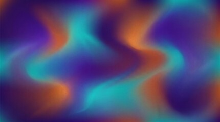 Fototapeta premium Vibrant Gradient Swirls of Purple, Teal, and Orange Abstract Background