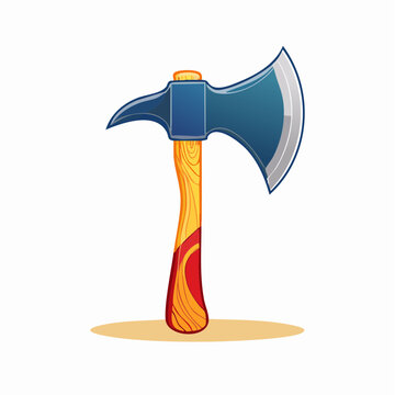 Illustration of a Firefighter Axe