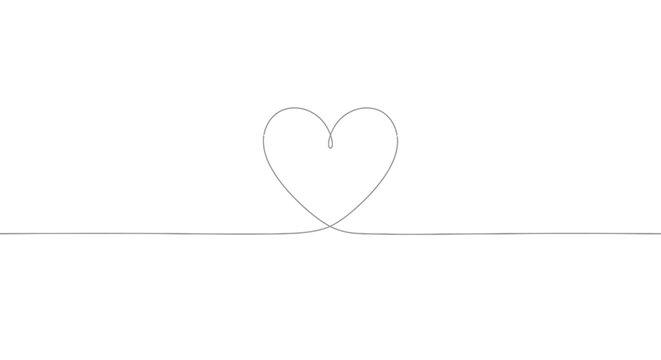 Simple Heart Shape Symbol Icon.
