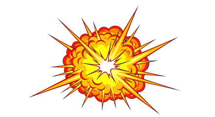 Explosion Burst Comic Style © Romadon