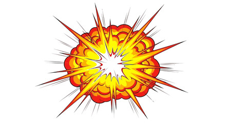 Explosion Burst Comic Style © Romadon