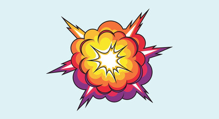 Explosion Comic Book Style © Romadon