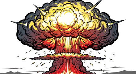 Nuclear Explosion Mushroom Cloud © Romadon