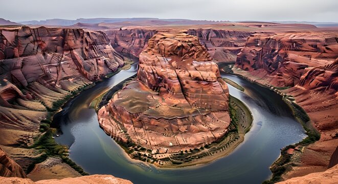 Mesa Arch Canyon River Landscape Scenic View Utah