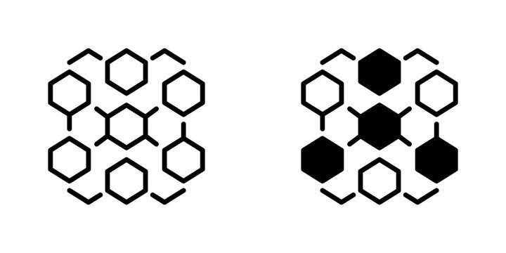 Microservices Vector Line Icon for Software Engineering