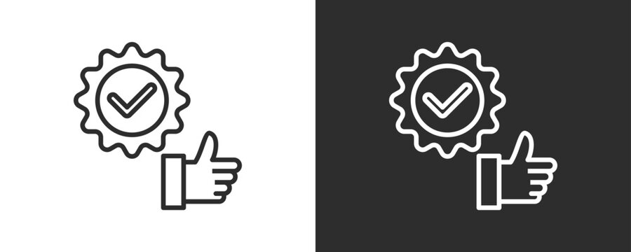 Best Practice Icon Set Vector Collection Isolated In Black And White