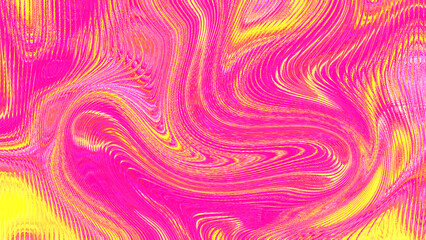 Obraz premium Swirling pink and yellow abstract pattern