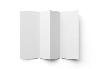 Naklejka premium Minimalist folded paper corner standing upright on flat surface