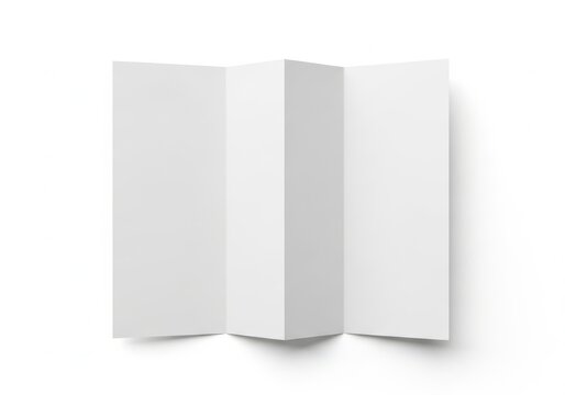 Minimalist folded paper corner standing upright on flat surface