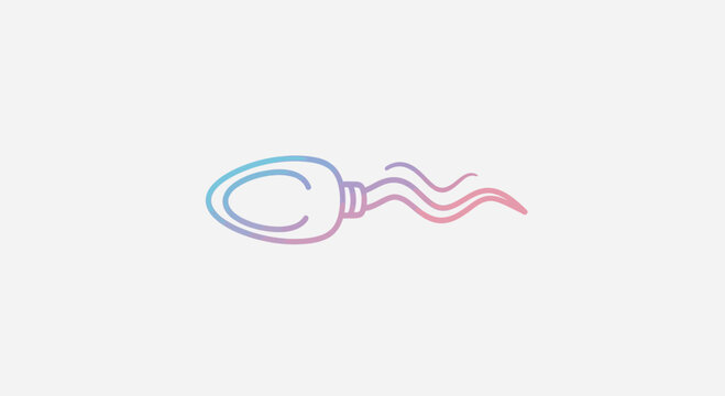 Sperm Cell Illustration: Conception, Fertility, Reproduction, Medical Science, Biology, Health