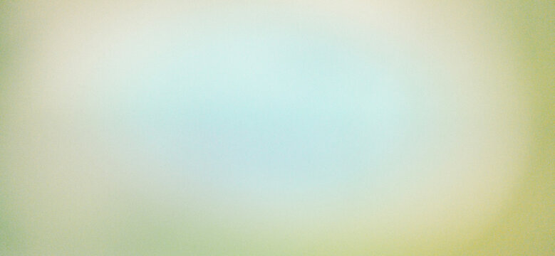 Delicate pale pastel abstract gradient backdrop with soft central light, creamy green and light blue.