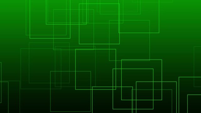 Abstract animated background with overlapping glowing square outlines on smooth gradient colors. Clean geometric motion with a modern tech aesthetic, perfect for presentations, UI visuals, digital bac