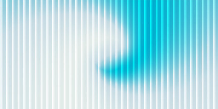 abstract minimal gradient background with vertical translucent stripes, soft white and light gray base, cyan and turquoise glow gradient on the right side, smooth blurred transition