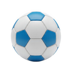 Fototapeta premium Classic blue and white soccer ball