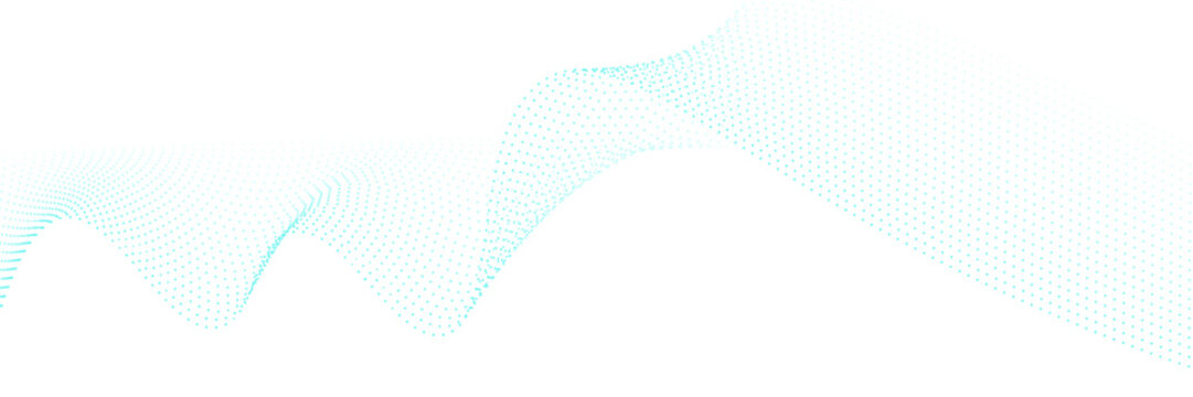 Abstract blue wave vector banner template.eps10
