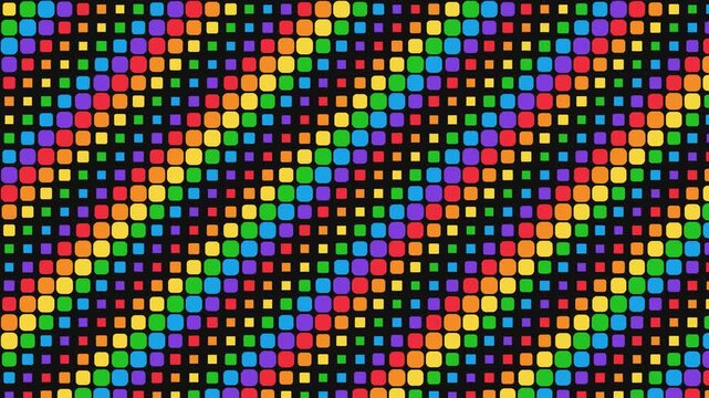 Vibrant rainbow dot pattern background, abstract colorful geometric design