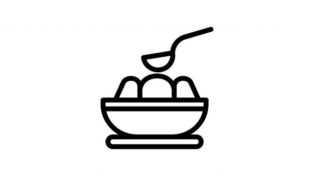 Grass Jelly minimalist stroke animation