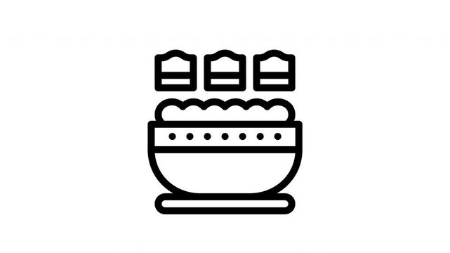 Hong Shao Rou minimalist stroke animation