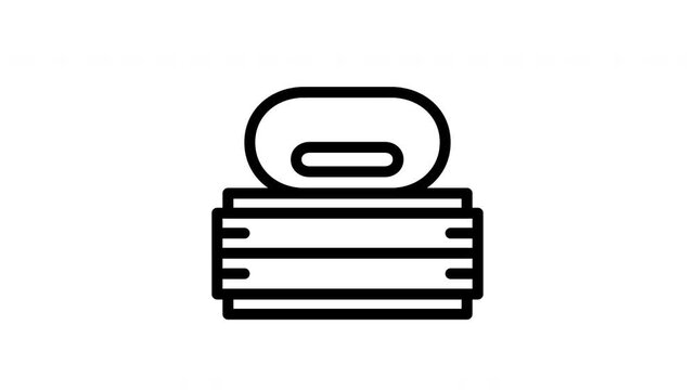 tau sar pau minimalist stroke animation