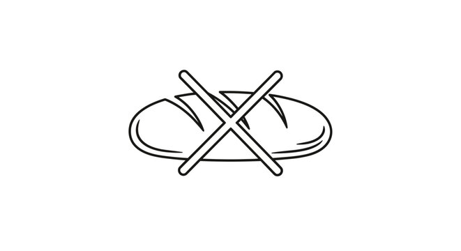 No Parking Sign Symbol.