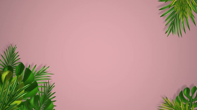 tropical summer background with copy space. holiday seasonal theme