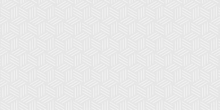 seamless cube grid metallic structure pattern square overlap white gradient stripes wall and decoration maze textile paper triangle background.