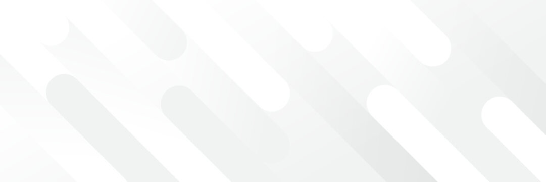 Abstract pattern white geometric banner design background.