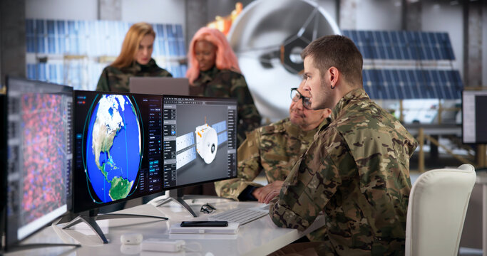 Military Engineers Collaborate On Advanced Satellite Design