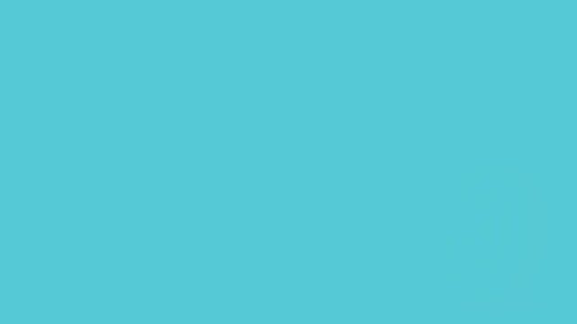 Flying arrow hitting target from left side, symbolizing goal achievement, focus, and business success. Modern flat design with copy space. Seamless loop motion graphic.