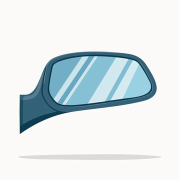 Car Side Mirror Illustration