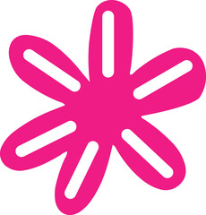 Obraz premium Simple Minimalist Flower Vector