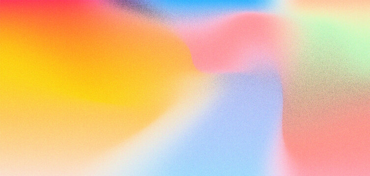 Abstract Pastel Gradient Background with Grainy Noise Texture Soft Color Blend