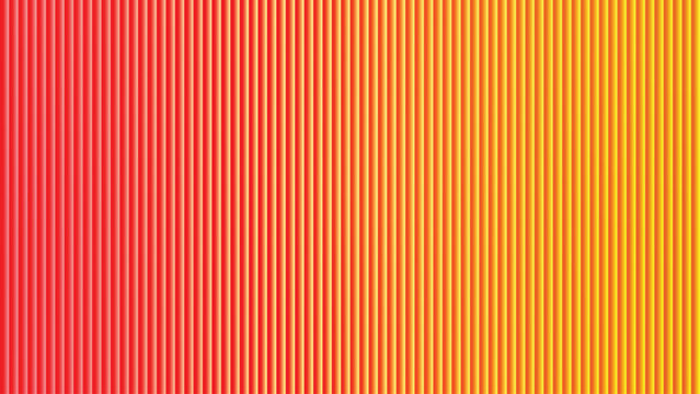 Gradient of vertical lines a spectrum of red orange and yellow hues