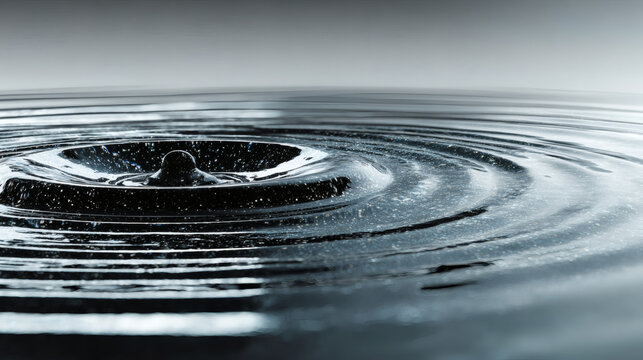 Water droplet impact