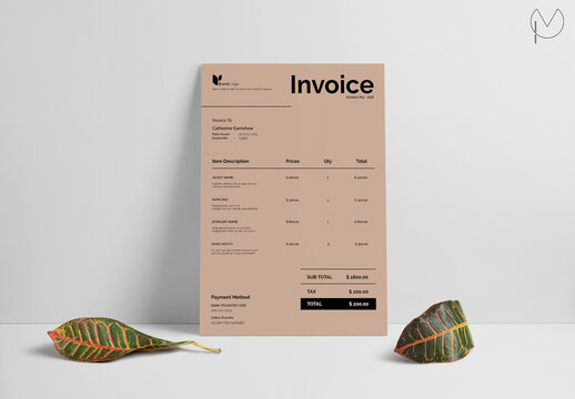 Simple Invoice Layout