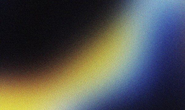 Soft grainy texture background featuring yellow and deep blue color fade.