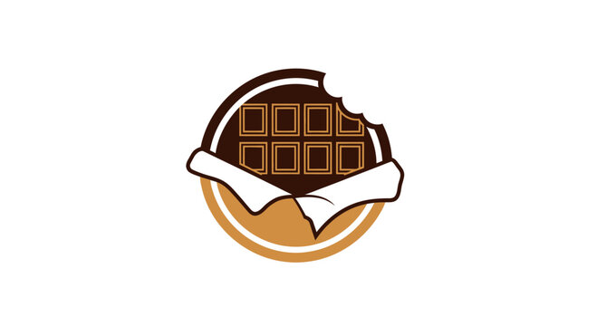 Delicious Chocolate Bar Design: A Sweet Treat Illustration with a Modern and Appealing Vibe