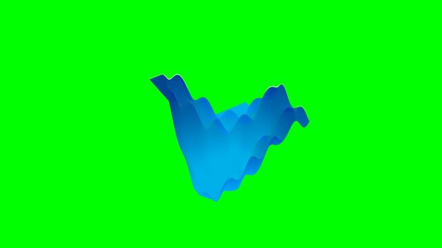 DIALOGUE STANCH SKYLINE STREAKED wave chart