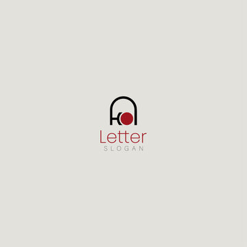 Minimal Letters KA or HA Japan Sun Monogram. KA HA Japan Sun Monogram,