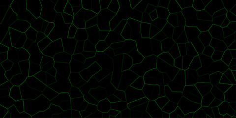 Obraz premium Black wall with cracked paint as a textured abstract background. Sophisticated colorful tessellation pattern creating an intricate abstract mosaic background. 