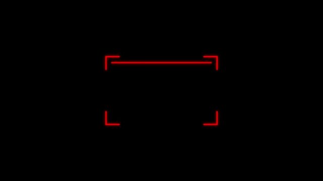 Scanning the QR code icon animation, QR code being scanning concept. lock secure security icon. animation