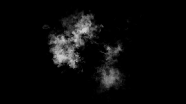 Smoke shockwave top view with luma matte, realistic smoke overlay, alpha background, fire flame explosion loop, cinematic VFX element, 4k motion graphics, aerial smoke clouds