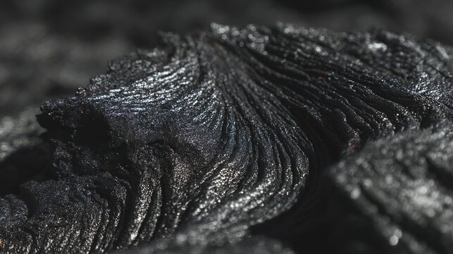 precinct. Volcanic lava solidified on black rock formations with a metallic sheen. travel magazines, destination branding, designed for travel destination branding, used by lab technicians.