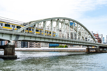 Fototapeta premium 隅田川テラスからの風景