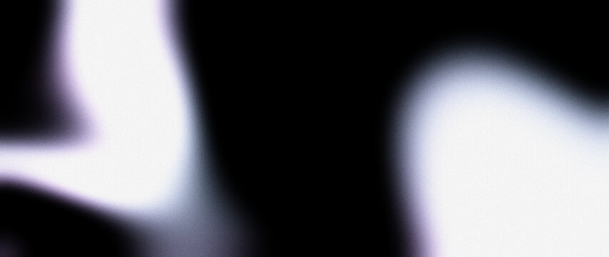 Grainy texture on bright silver, soft purple, and pale blue melted smooth liquid waves for abstract cyber space panoramic banners.