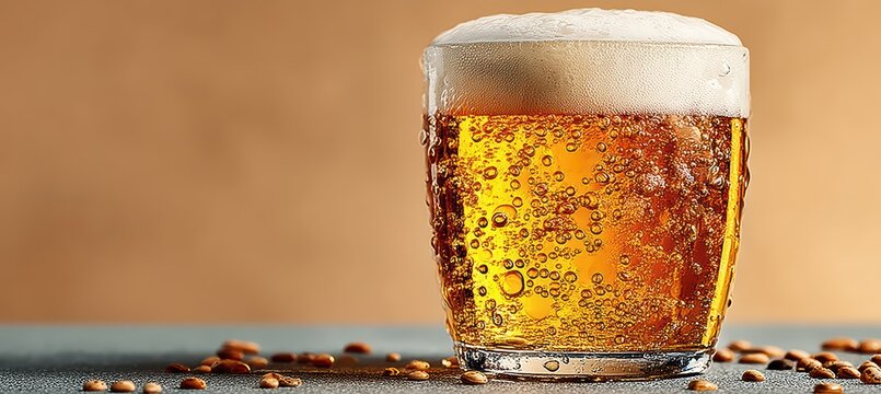 Golden Lager in Perfect Foam
